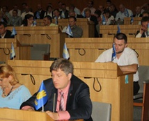 Сиротюк Олег на сесії обласної ради