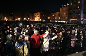 Євромайдан студенти ніч