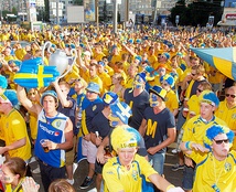 вболівальники швеції футбол