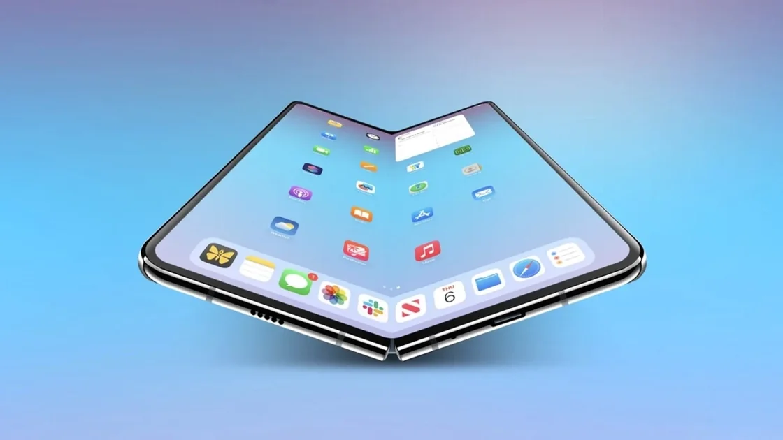 Революційний складний iPhone від Apple з розгорнутим дисплеєм