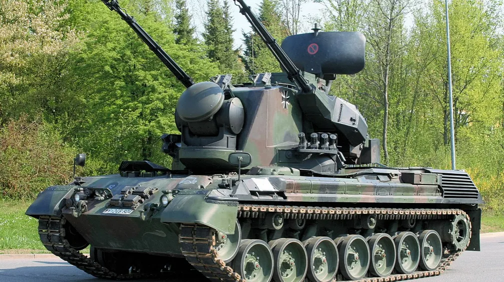 Зенитная самоходная установка Gepard, которую Бельгия выкупает для ПВО Украины
