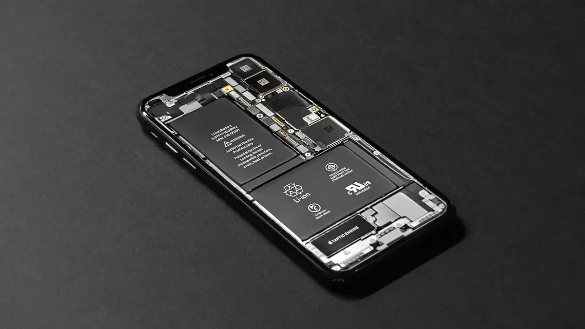 Розібраний iPhone з знімною батареєю згідно правил ЄС з 2027 року