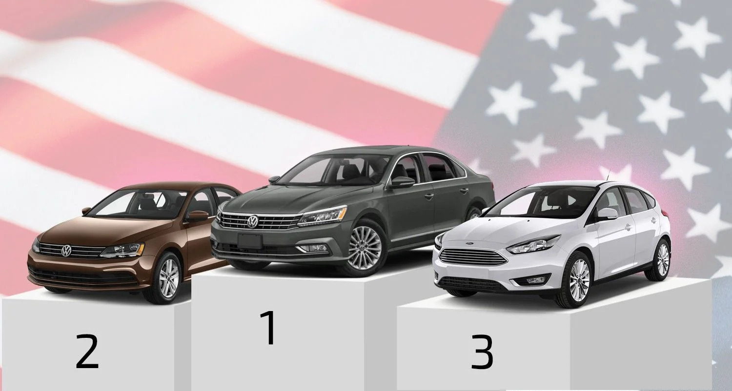 Топ-3 надійних вживаних авто до 15 тис. дол. на подіумах з прапором США