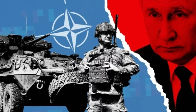 Солдат НАТО з бойовою машиною проти портрета Путіна: ШІ прогнозує війну в Європі