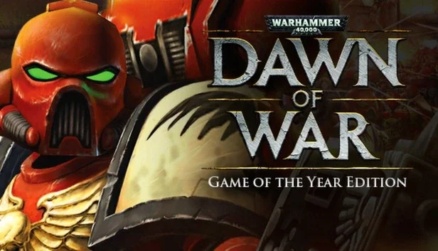 Постер Warhammer 40,000: Dawn of War Game of the Year Edition з космодесантником у Steam