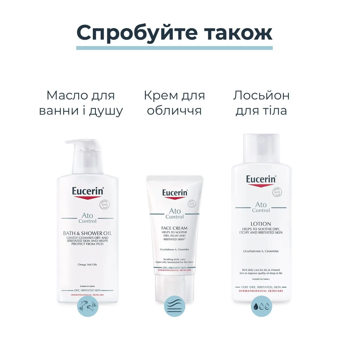 Засоби Eucerin для шкіри: масло для ванни, крем для обличчя, лосьйон для тіла, що затримують на контролі аеропорту