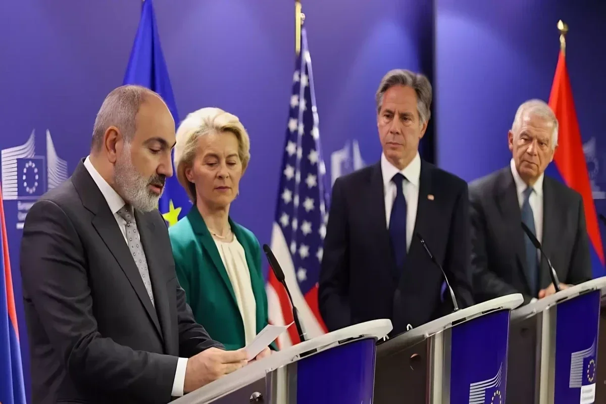 Премєр Вірменії Пашинян з лідерами ЄС та США на саміті щодо впливу на Кавказі