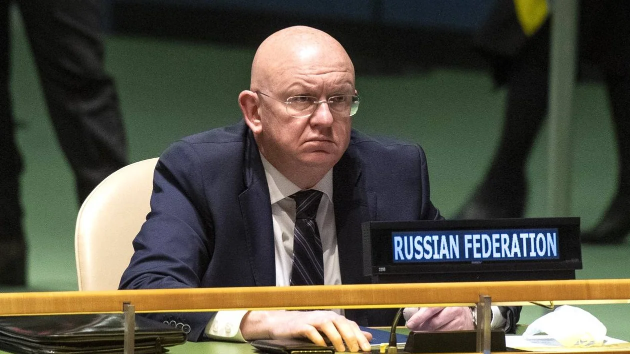 Василь Небензя на засіданні Радбезу ООН щодо відмови у візі Алімову