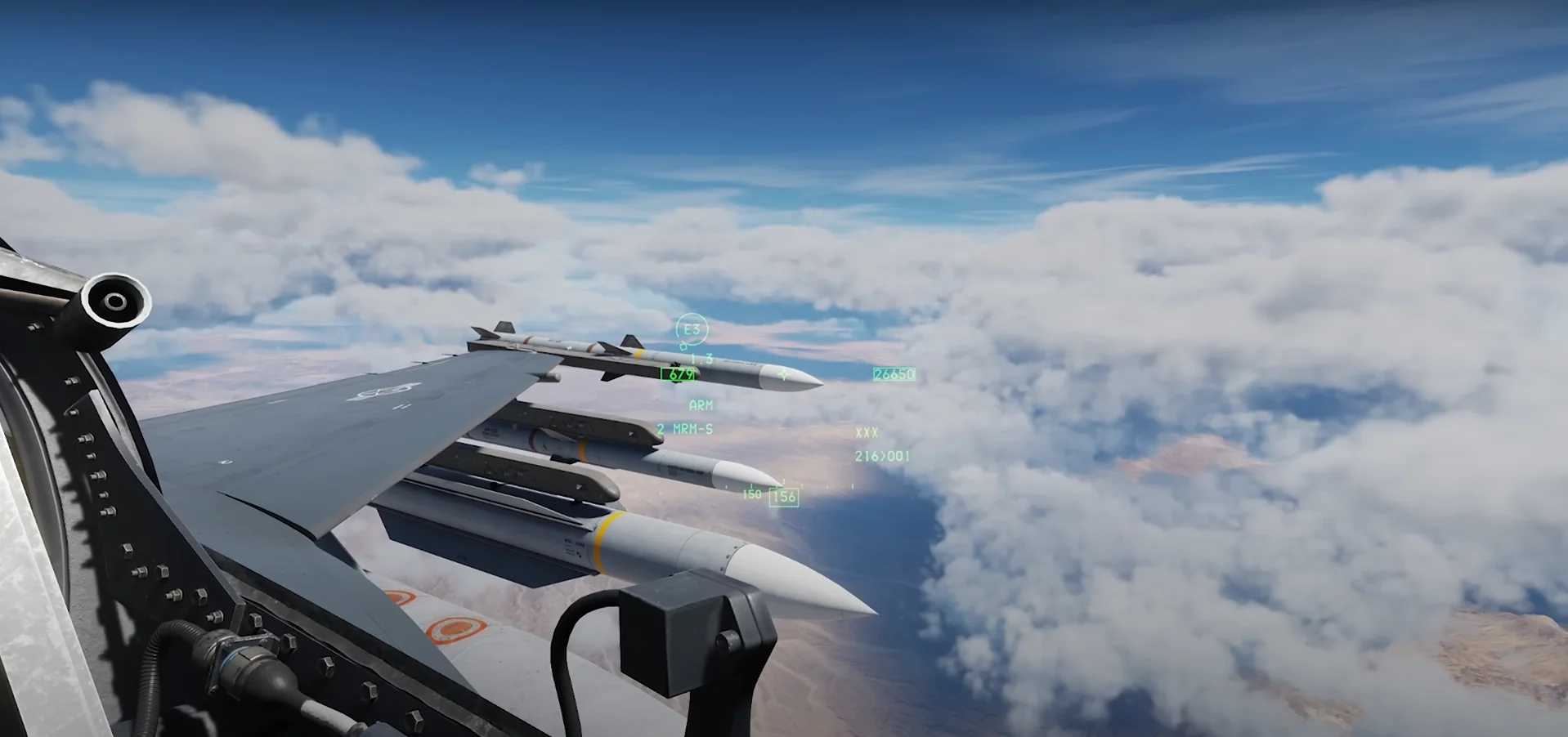 Ракета AIM-174B на крилі винищувача F/A-18F Super Hornet ВМС США