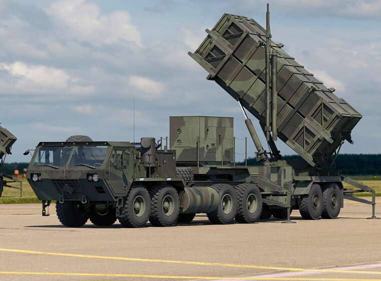 Пускова установка українського аналога Patriot проєкту Фрея від Fire Point