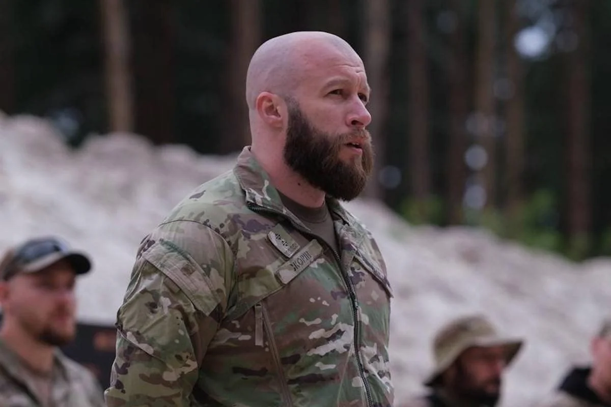 Підполковник Максим Жорін на оборонних позиціях Лиманського напрямку ЗСУ