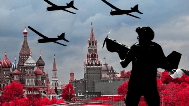 Дрони над Кремлем: ППО Москви не перехоплює всі українські дрони