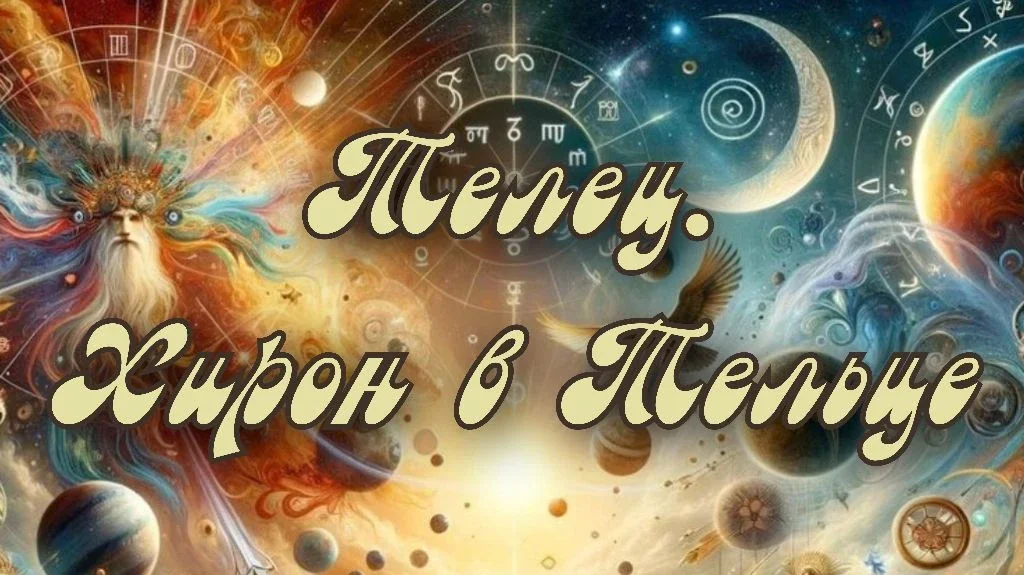 Хирон в Тельце: четыре знака Зодиака ждут три месяца трансформаций Хирон в Тельце на фоне зодиакальных символов и планетарного круга