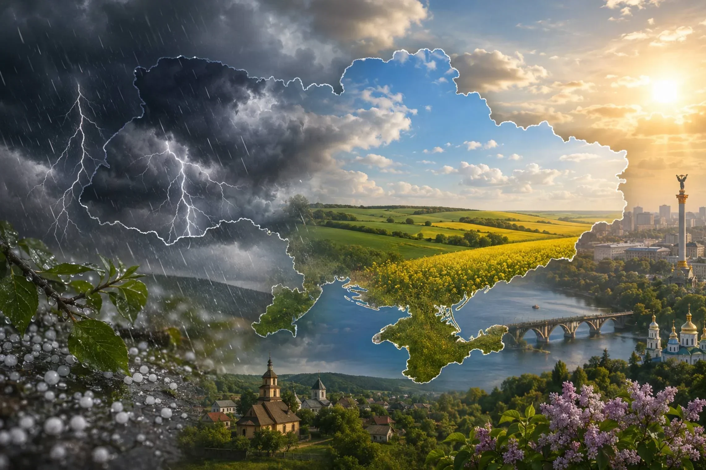 Негода 12 червня: грози та дощі в більшості областей України