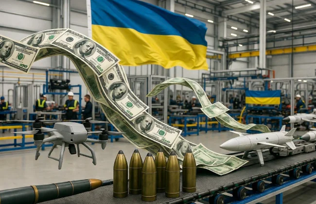 Виробництво зброї для України на кошти конфіскованих активів РФ