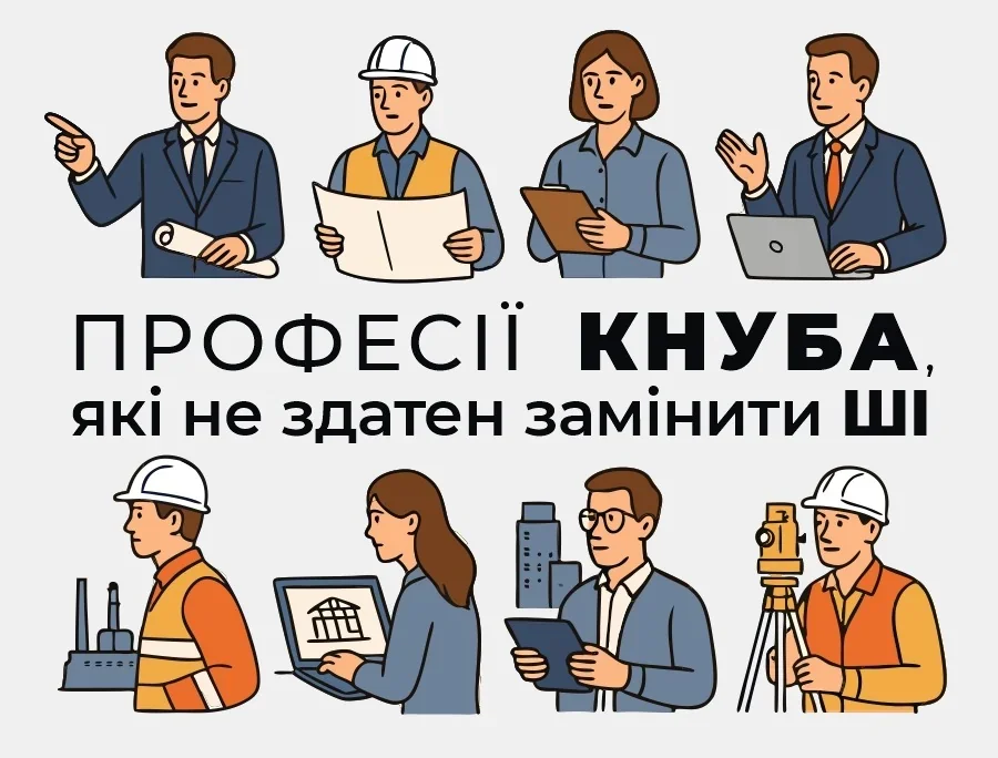 Професії, які не замінить ШІ: будівельники, інженери та геодезисти