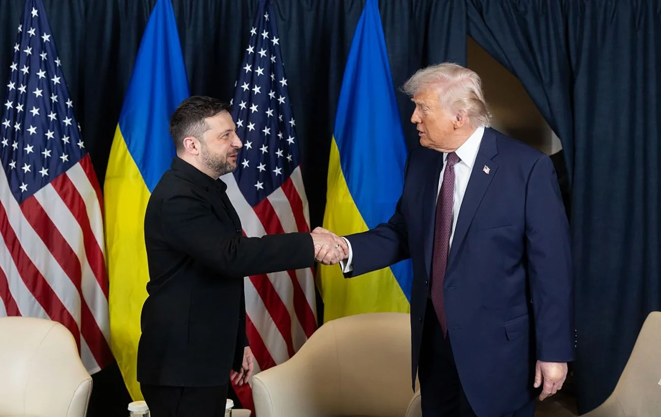 Зеленський і Трамп під час зустрічі щодо санкцій проти РФ та підтримки України