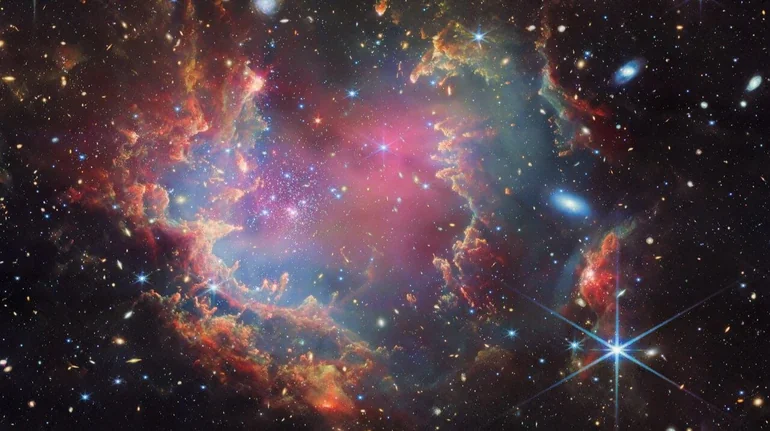 LH 95 у Великій Магеллановій Хмарі з тисячами молодих зірок на знімку Hubble