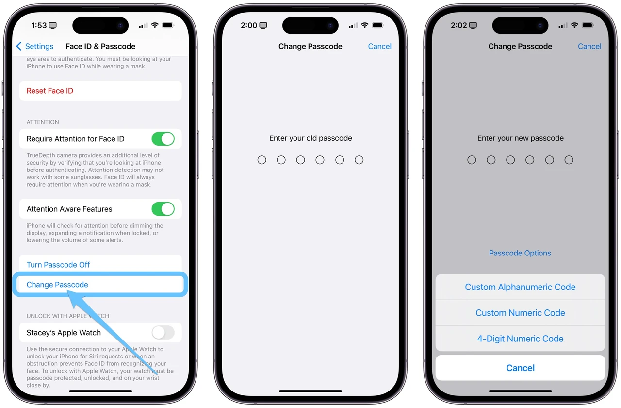 Как быстро и безопасно изменить пароль на iPhone