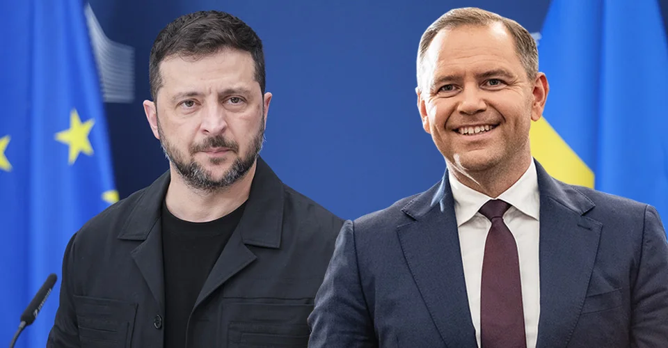 Зеленський та Корецький на пресконференції з Урсулою фон дер Ляєн